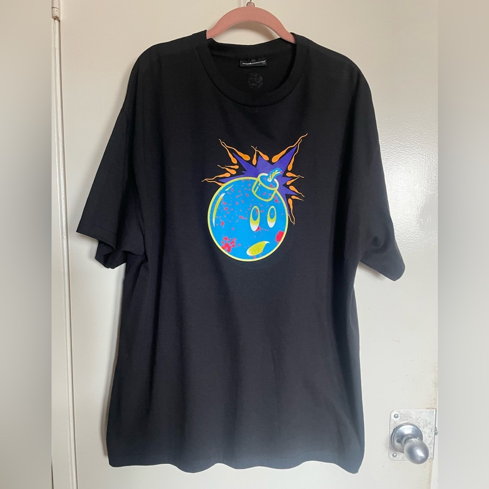 The Hundreds Black Tee with Red Detail NEW